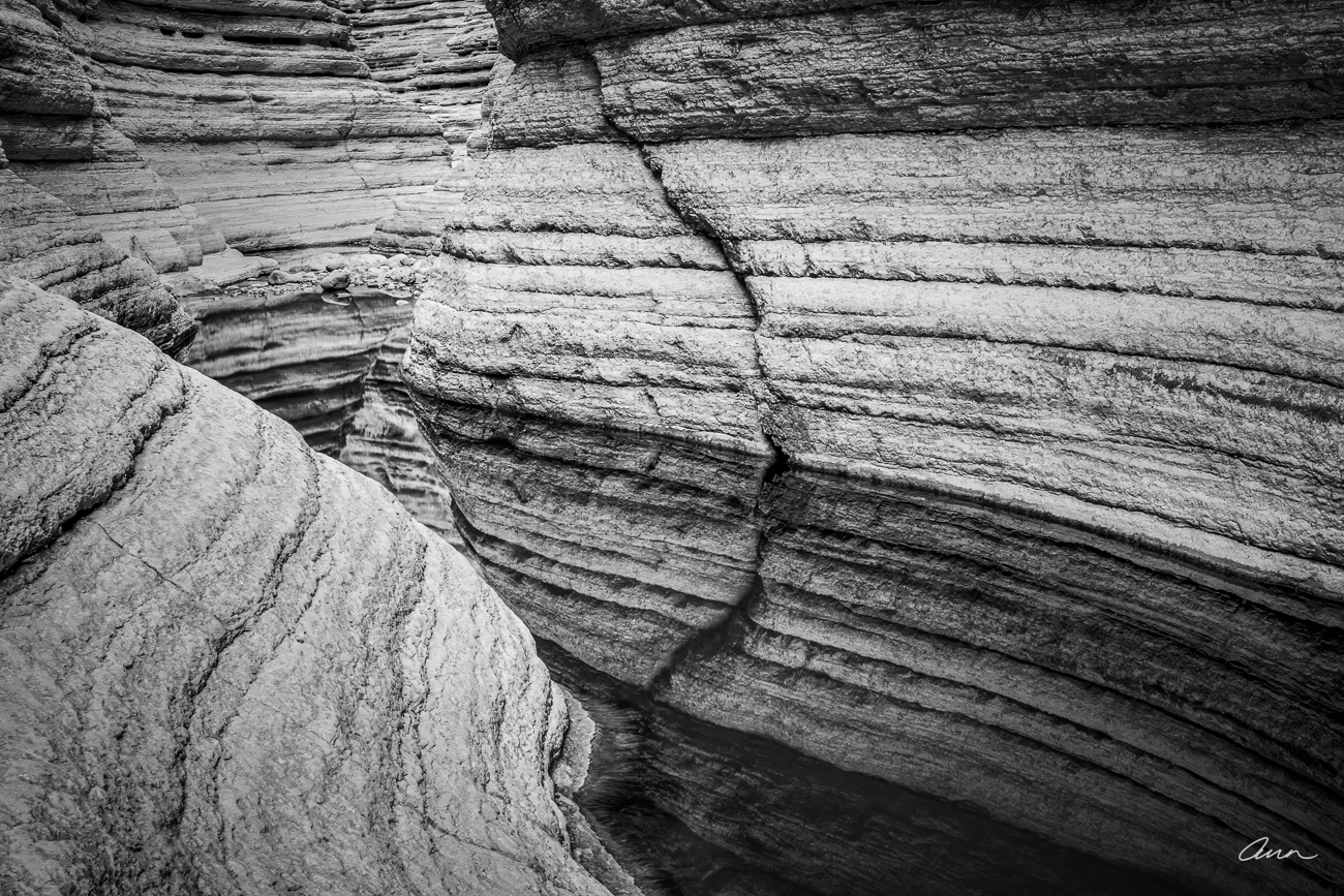 Layers of muav limestone create abstract lines and curves leading deep into Matkat Canyon in the Grand Canyon. How do you know...