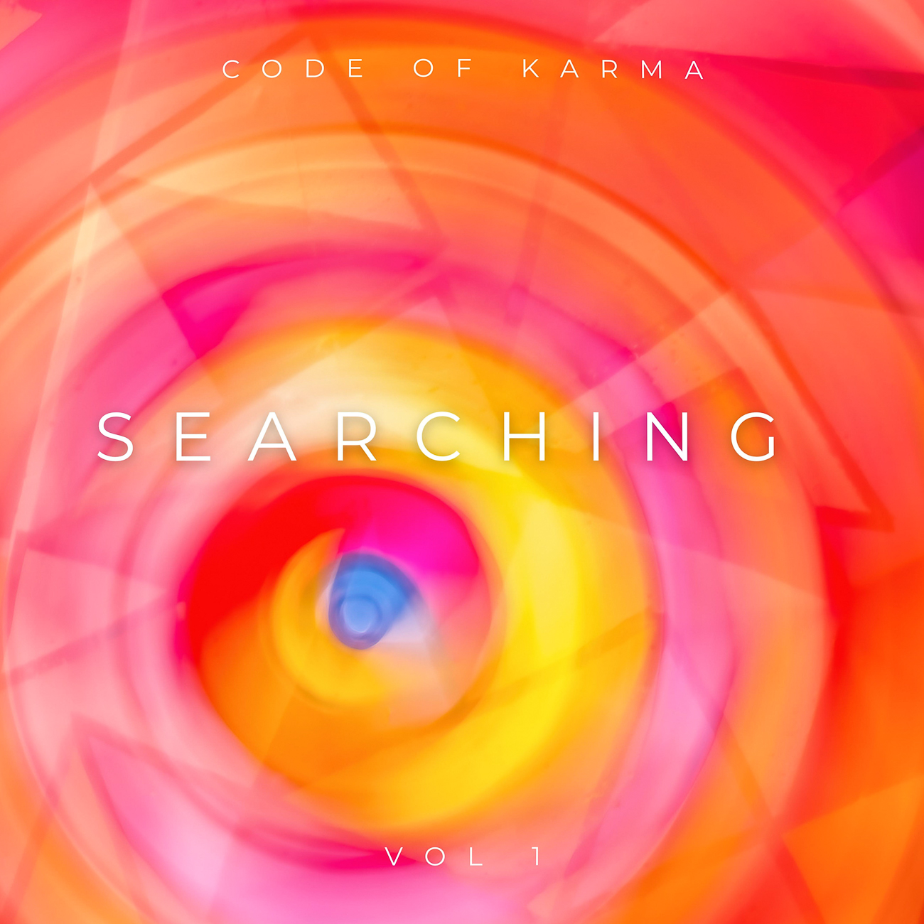 Searchlight artwork on indie album cover