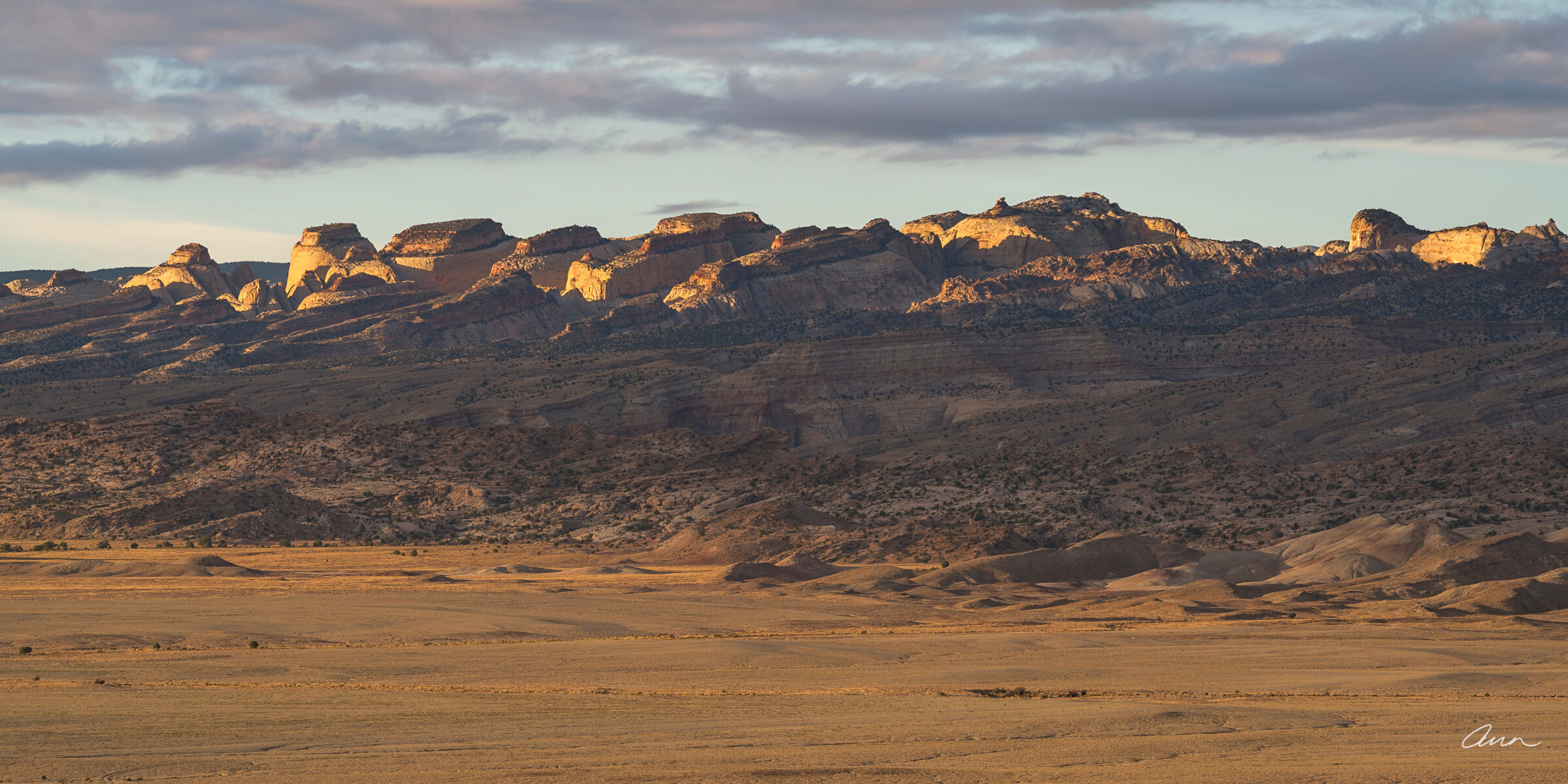 Domes of Capitol Reef at sunrise